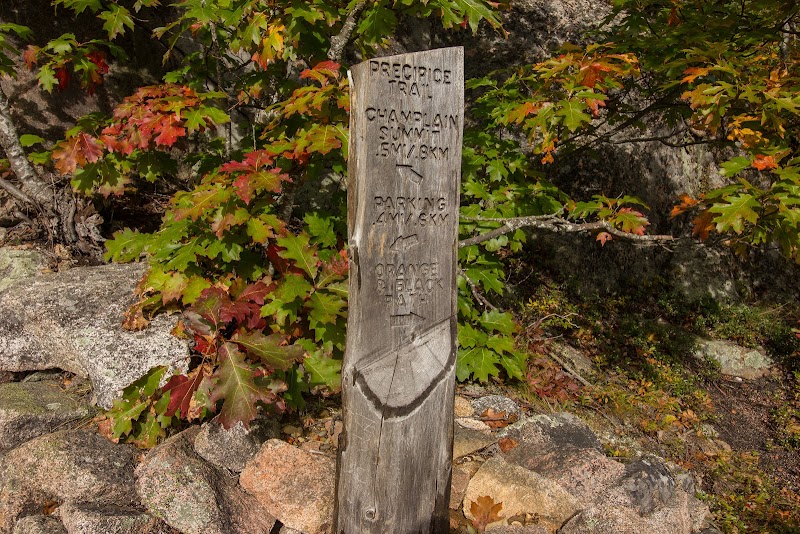 Explore the Precipice Trail in Acadia National Park surrounding landscape