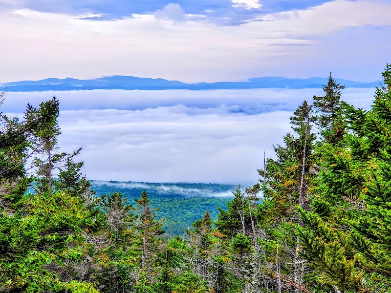Hiking to the Summit of Mount Katahdin via Hunt Trail surrounding landscape