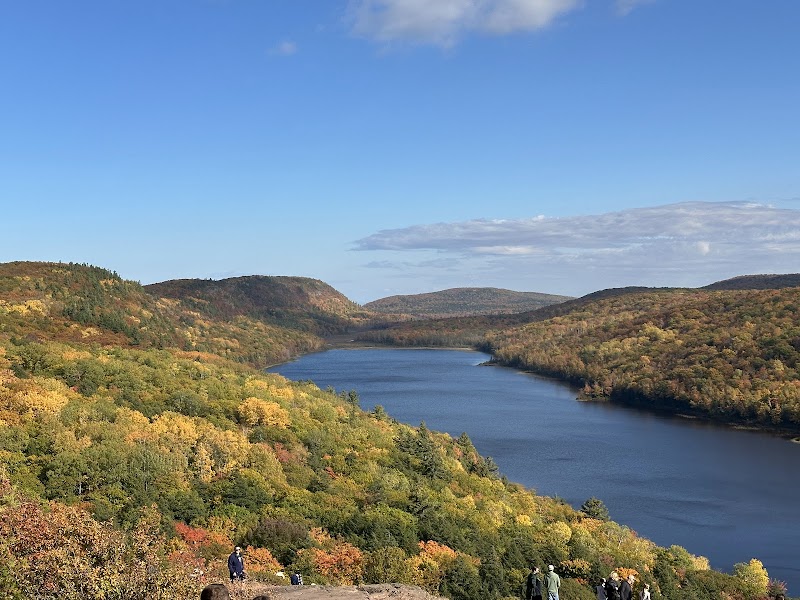 Backpacking the Big Carp River Trail in Big Carp River Trailhead surrounding landscape