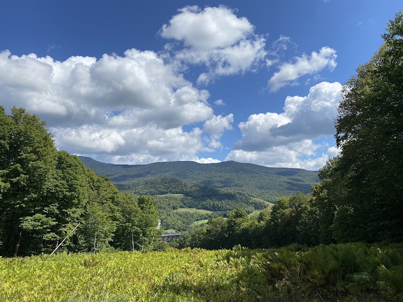 Camping at Smugglers' Notch State Park in Stowe surrounding landscape