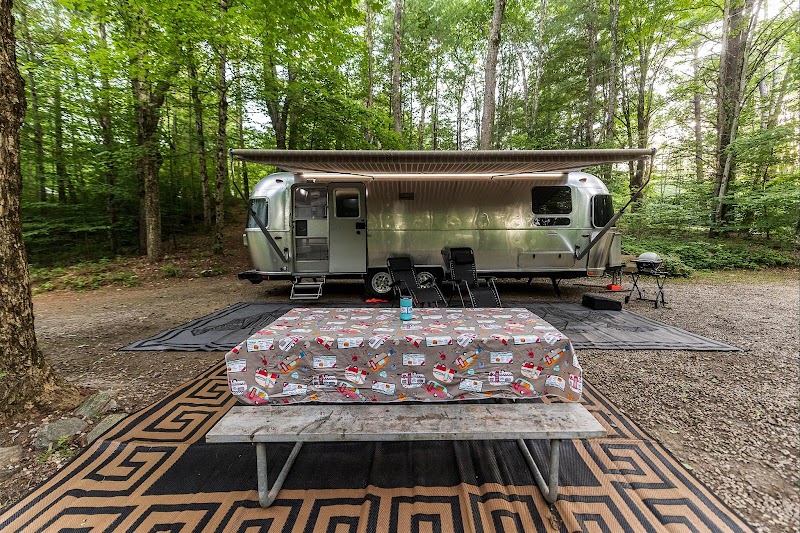 Mount Greylock State Reservation Campground in The Berkshires surrounding landscape