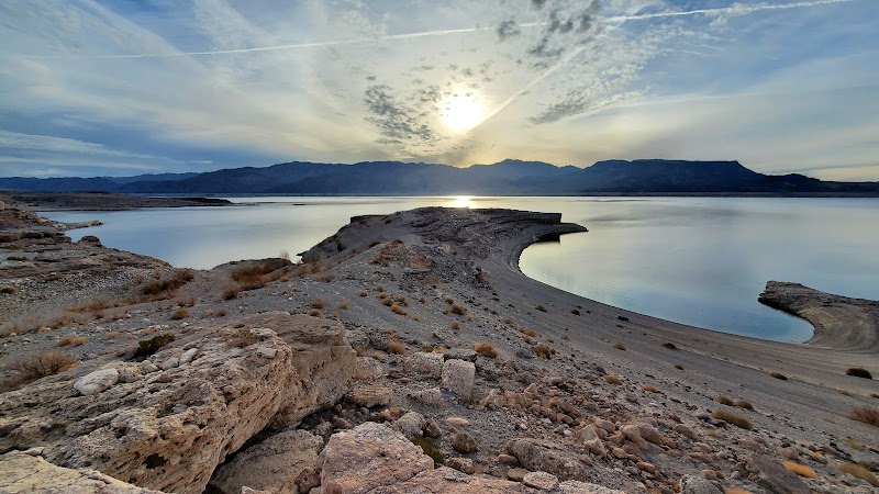 Camping at Callville Bay Campground – Lake Mead National Recreation Area in Las Vegas surrounding landscape