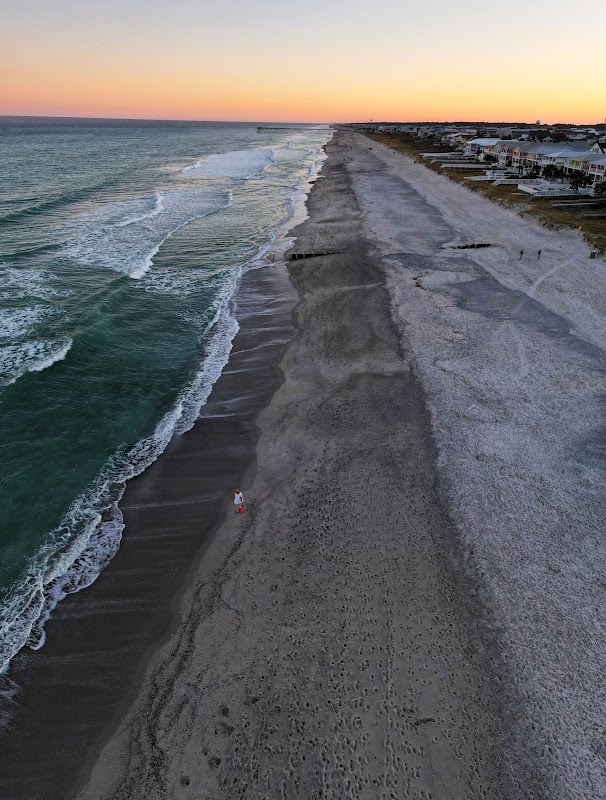 Swim at Kure Beach near Wilmington, North Carolina - Wilmington