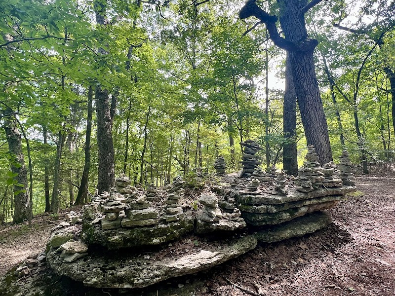 Hiking the Eureka Springs Trails surrounding landscape