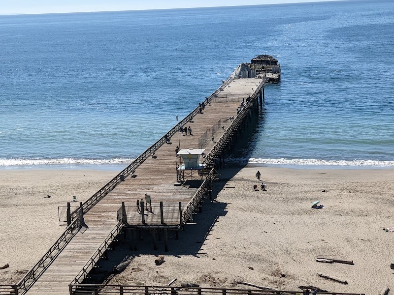 Fishing off Seacliff State Beach Pier in Santa Cruz outdoor detail