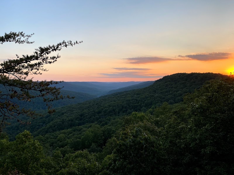 Virgin Falls State Natural Area surrounding landscape