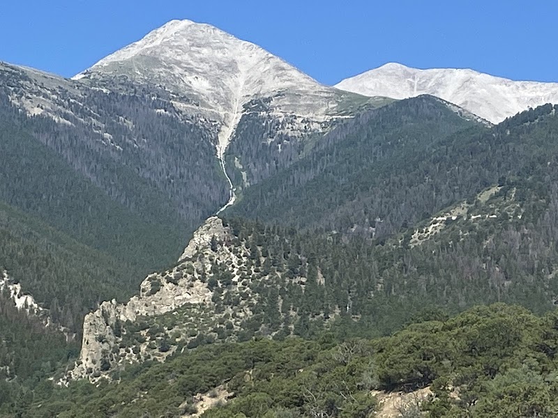 Mount Princeton surrounding landscape