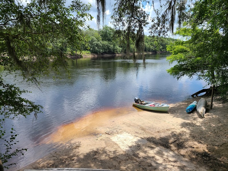 Suwannee River surrounding landscape