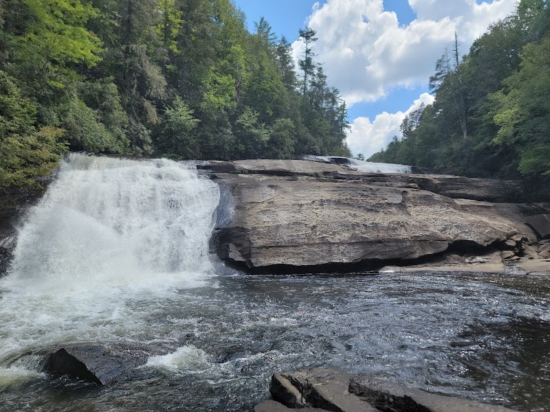 Triple Falls surrounding landscape