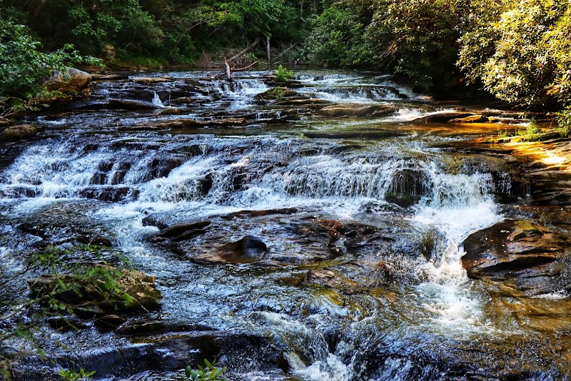 Panther Creek Trail Waterfall, Clarkesville, GA - Panther Creek Trail Waterfall