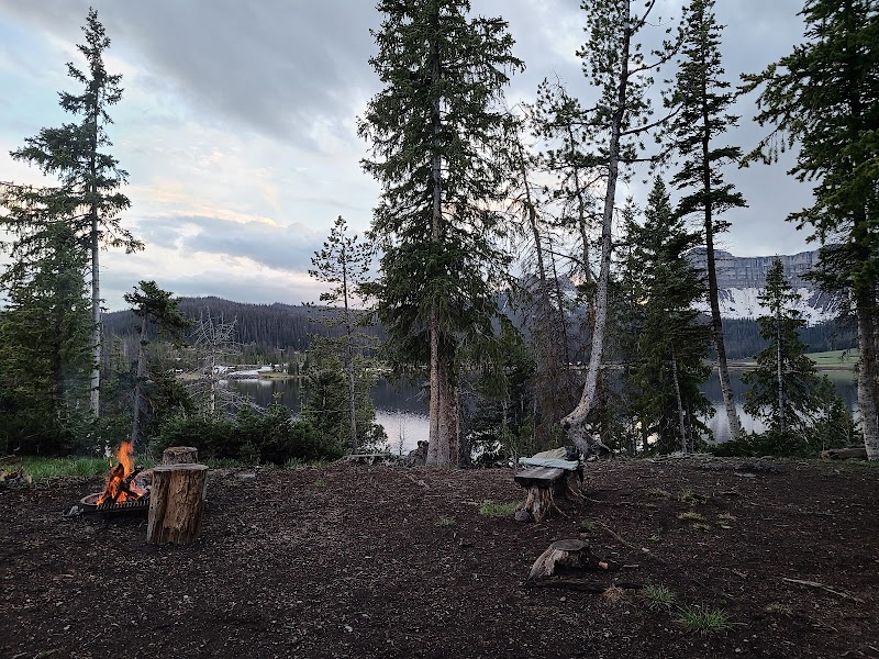 Tranquil Beauty of Brooks Lake Road surrounding landscape