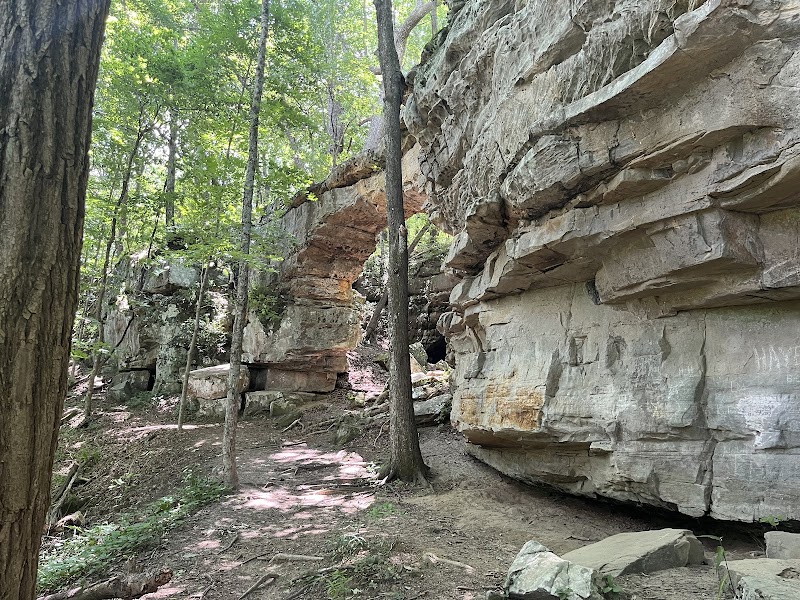 Discover the Sewanee Natural Bridge surrounding landscape