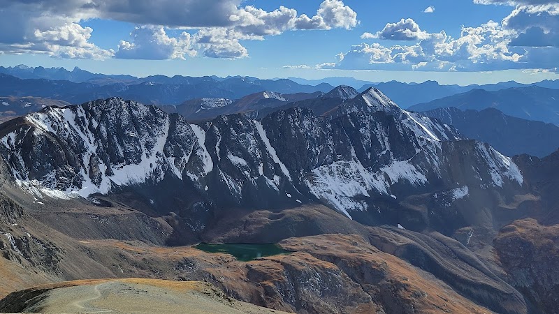 High Above Lake City: Handies Peak surrounding landscape