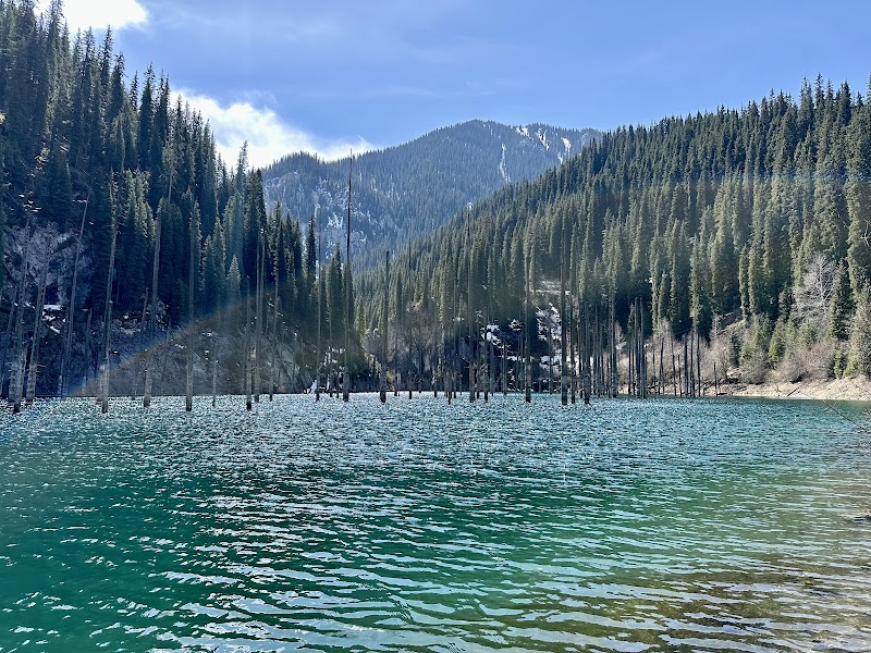 Ethereal Waters of Kaindy Lake - Kaindy