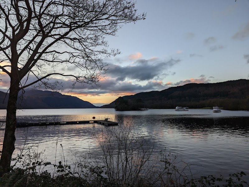 Lakeside Tranquility: Discover Loch Lomond surrounding landscape