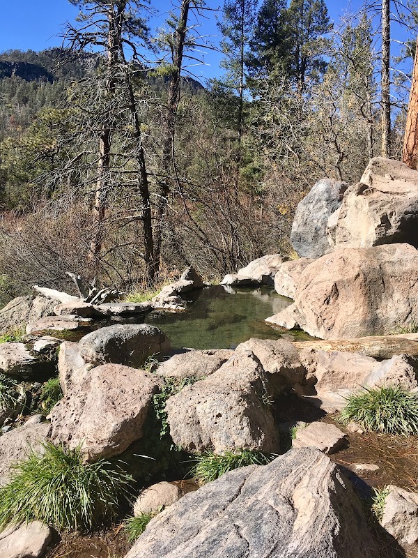 Soothing Waters of Spence Hot Springs surrounding landscape