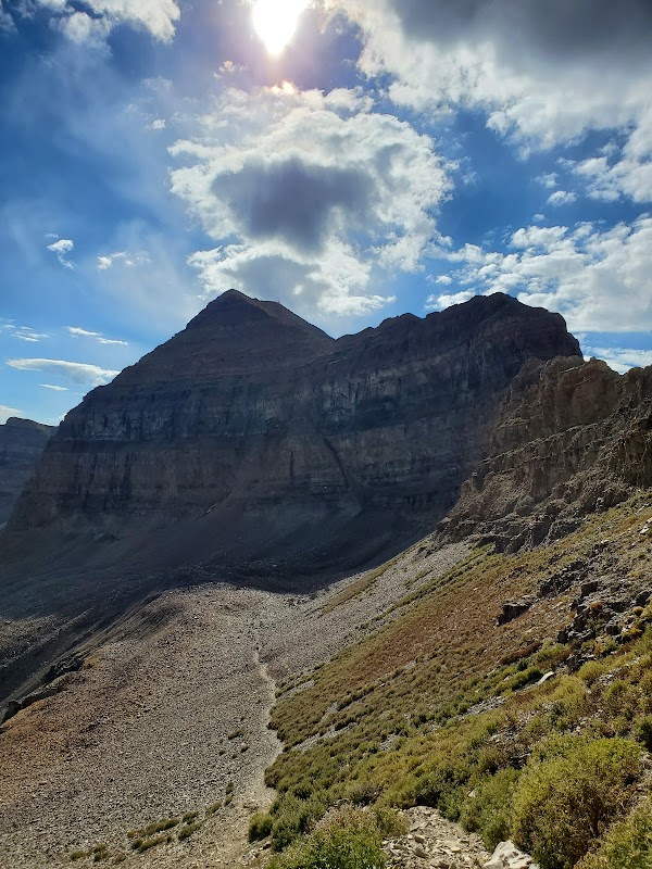 Majestic Vistas of Mount Timpanogos surrounding landscape