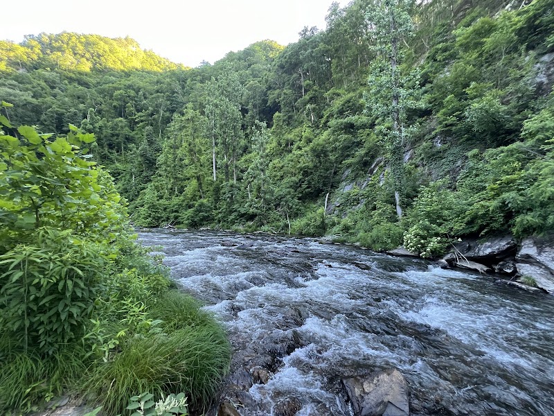 Nantahala Cascades Waterfall & Kayak Put In: A Nature Lover's Paradise outdoor detail