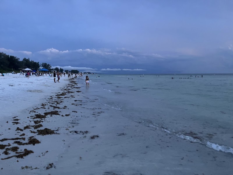 Sunset Serenity at Manatee County Beach surrounding landscape
