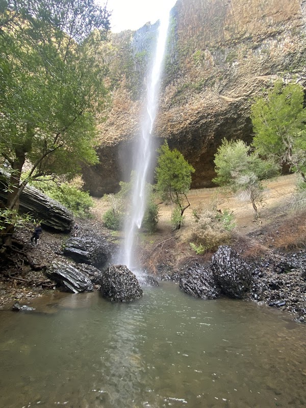 Waterfall Wonder: Phantom Falls near Oroville, CA surrounding landscape