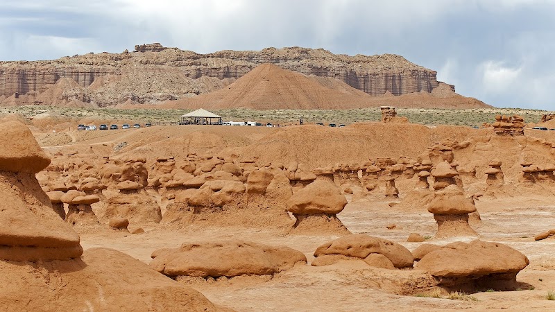 Enchanting Goblin Valley: A Martian Playground surrounding landscape