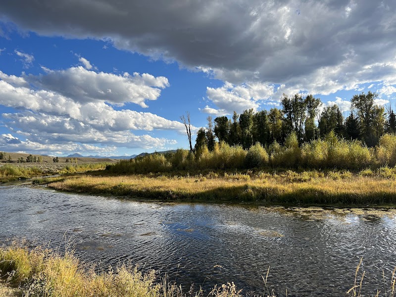Majestic Reflections at Schwabacher Landing surrounding landscape