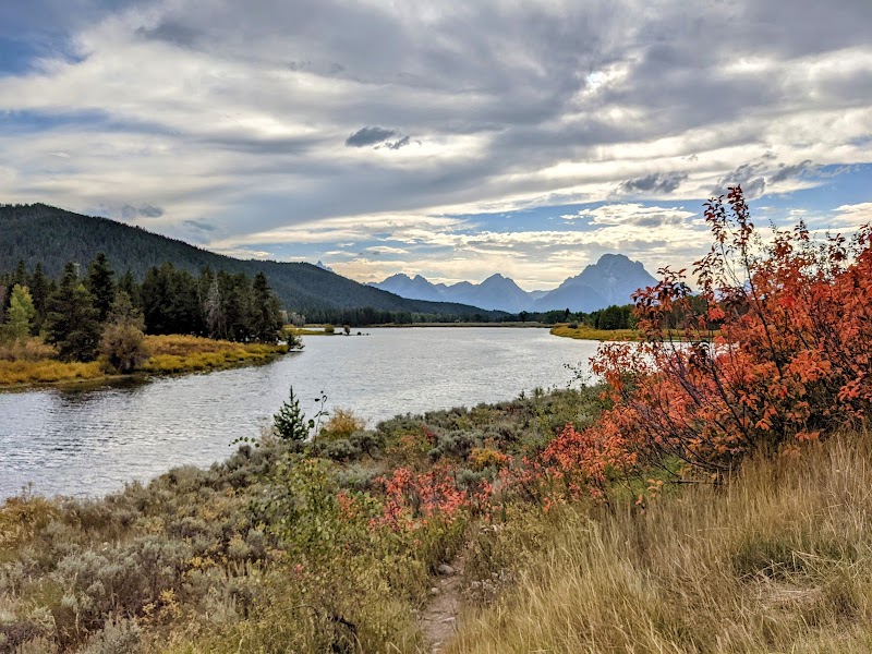 Captivating Vistas: Oxbow Bend surrounding landscape