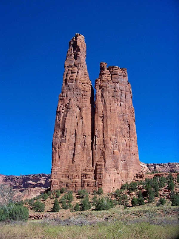 Majestic Tower in Canyon: Spider Rock outdoor detail