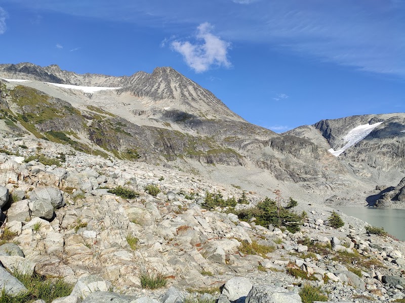 Wedgemount Lake: Alpine Wilderness Wonder surrounding landscape