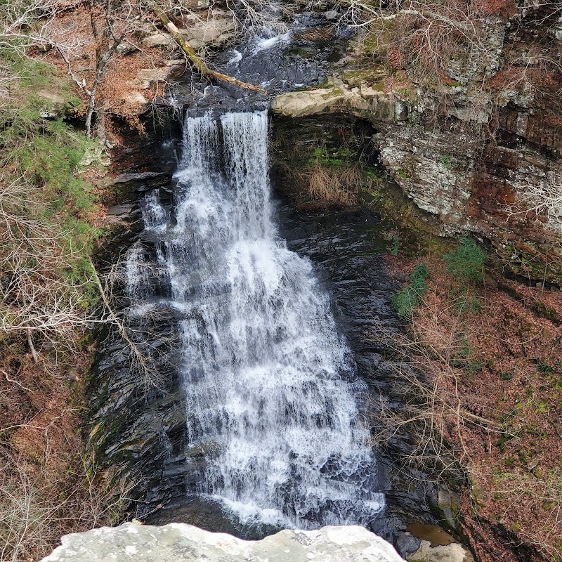 The Majestic Pisgah Gorge Falls surrounding landscape