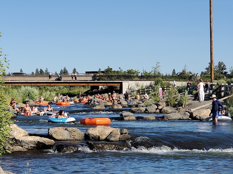 Ride the Rapids at Bend Whitewater Park surrounding landscape