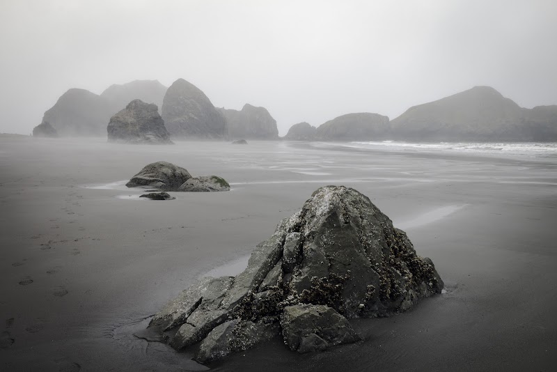 Sandy Shores & Dunes: Pistol River State Scenic Viewpoint surrounding landscape