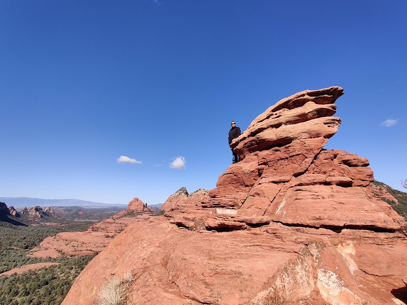 Adventure Awaits on Schnebly Hill Road surrounding landscape