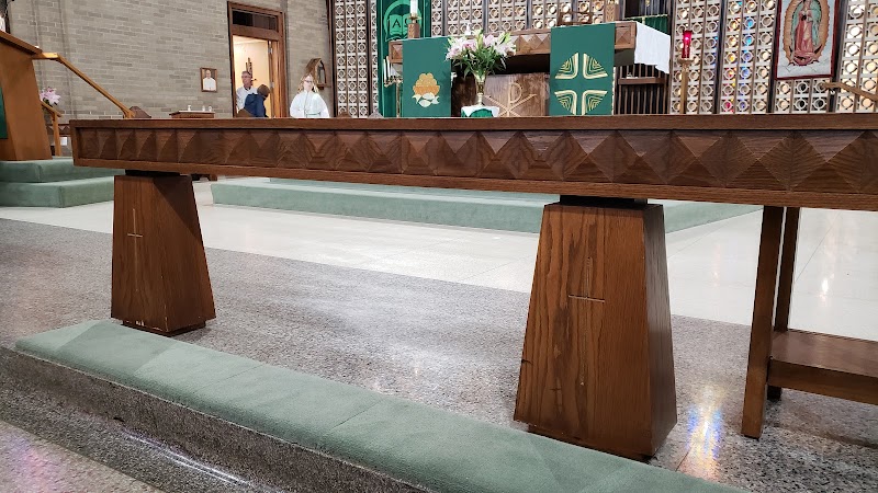 St. Teresa Catholic Church in Springfield, Ohio outdoor detail