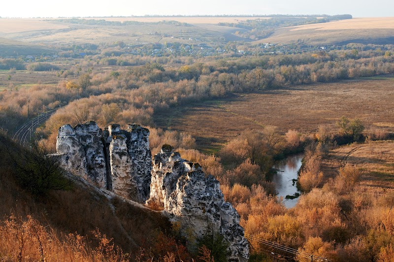 Majestic Limestone Formations at Divnogor'ye - Divnogor'ye