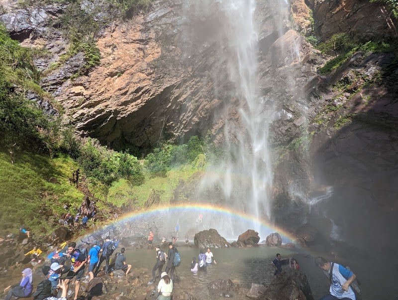 Lembing's Enchanting Rainbow Cascade - Lembing Rainbow Waterfall