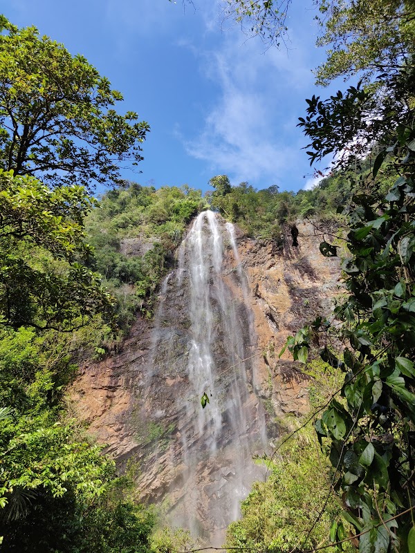 Lembing's Enchanting Rainbow Cascade - Lembing Rainbow Waterfall