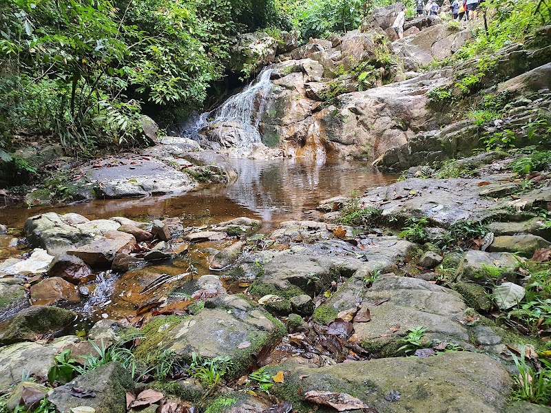 Lembing's Enchanting Rainbow Cascade - Lembing Rainbow Waterfall