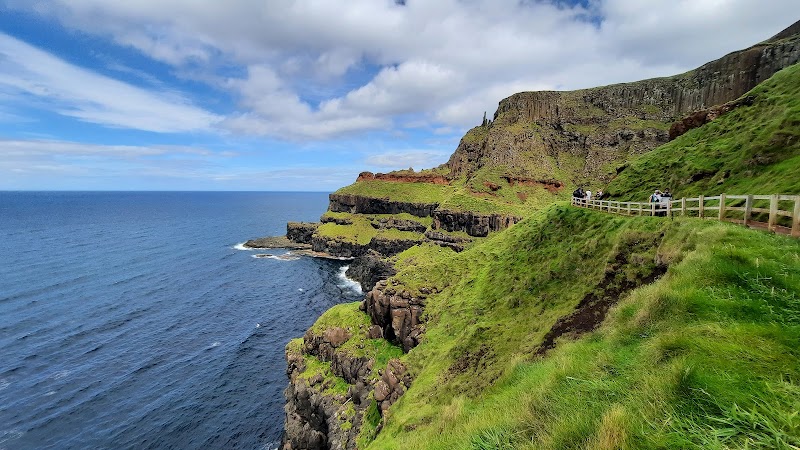 The Legendary Landscape of Giant's Causeway surrounding landscape
