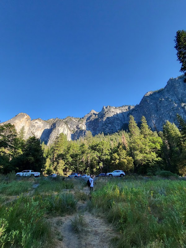 Hiking the Majestic Yosemite Valley Loop Trail outdoor detail