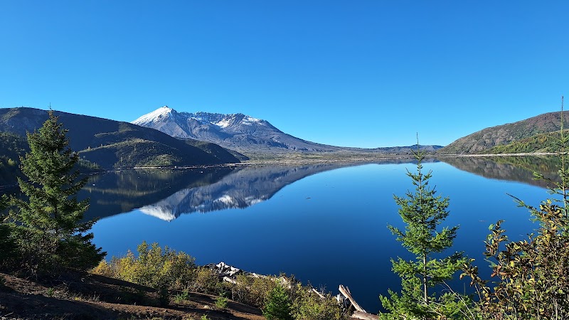 Majestic Peaks of Mount Saint Helens surrounding landscape