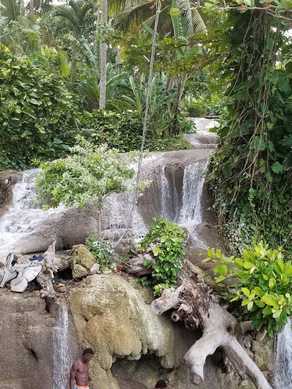 Waterfall Adventures at Little Dunn's River Beach - Little Dunn's River Beach