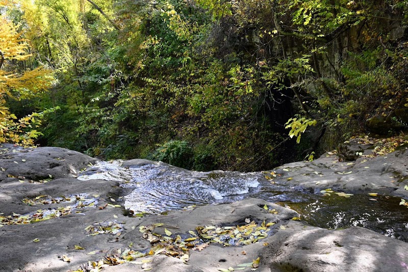 Waterfall Wonders at Buttermilk Falls Natural Area surrounding landscape