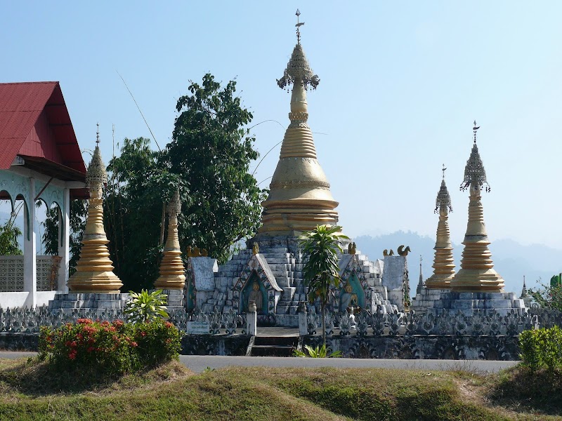 Golden Pagodas of Sangkhla Buri - Sangkhla Buri District