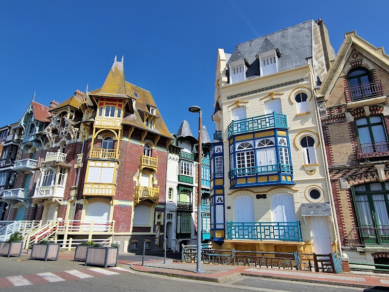Coastal Charms: Mers-les-Bains Beach surrounding landscape