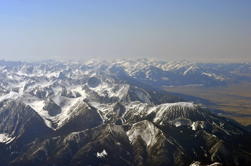 Majestic Peaks of Absaroka Range surrounding landscape