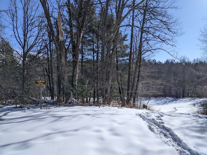 Riverside Tranquility at North Fork Eau Claire River surrounding landscape