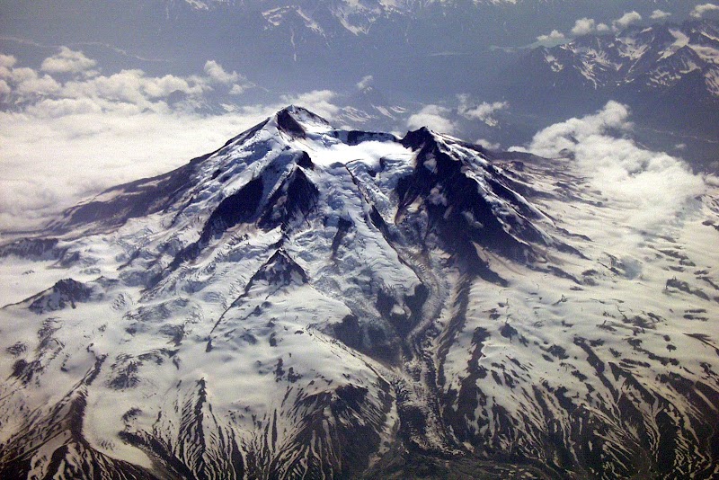 Majestic Mount Redoubt: Alaska's Volcanic Icon surrounding landscape