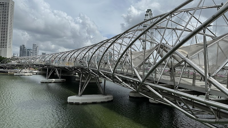 The Architectural Marvel of Singapore's Helix Bridge - The Helix Bridge