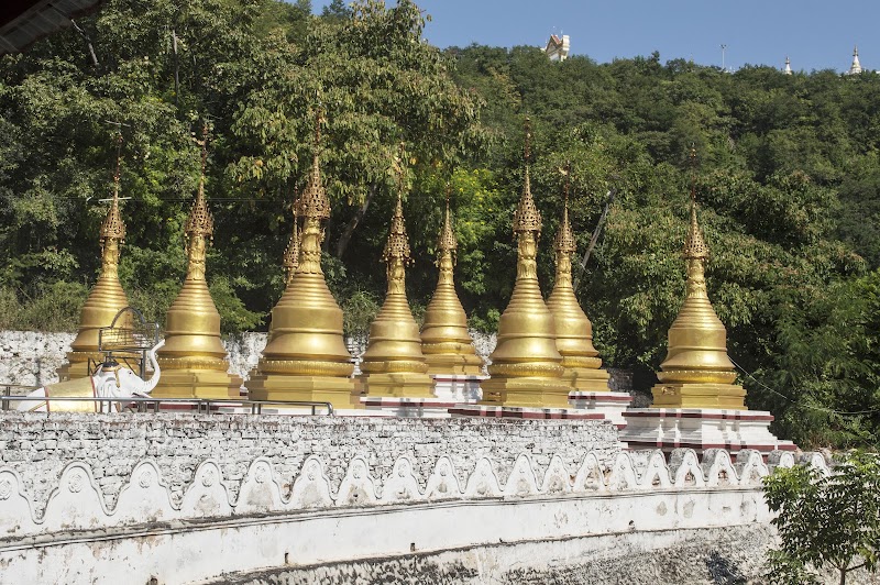 Golden Pagodas of Sagaing Hill - Saggaing Hill
